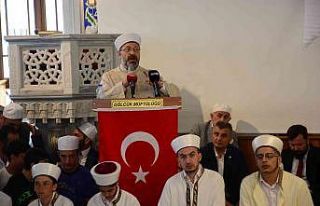 Ali Erbaş: “Hafızlık icazetnamesi olan kardeşlerimizin...