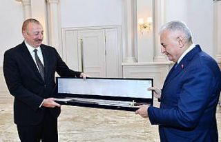 Aliyev, AK Parti Genel Başkanvekili Yıldırım’ı...