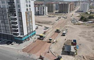 Alt yapı çalışması tamamlanan caddelerde Pmt...