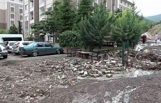 Amasya’da sel ve hortum