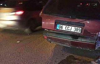 Ankara’da 5 araçlı zincirleme trafik kazası