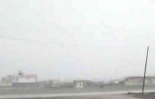 Ardahan’da dolu tarım arazilerine zarar verdi