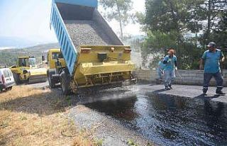 Asfalt çalışmaları Keşefli ve Uğrak Mahallesi’nde...