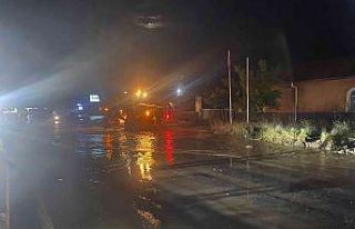 Aşırı yağış nedeniyle Nevşehir - Aksaray karayolu...