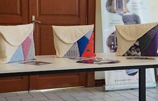 Atıklar çanta oldu, karbon ayak izine dikkat çekildi