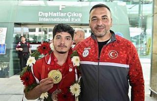 Avrupa Şampiyonu milli halterci Muhammed Furkan Özbek’e...