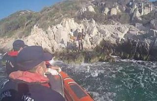 Aydın’da 50 düzensiz göçmen kurtarıldı