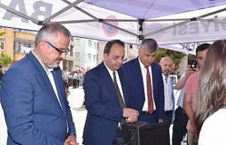 Bafra’da bilim fuarı açıldı