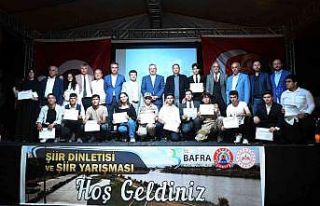 Bafra’da şiir dinletisi ve şiir yarışması