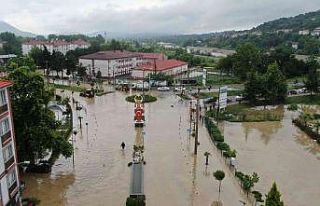 Bartın’da sel suları Kozcağız beldesini vurdu