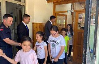 Başarılı öğrencilerle öğle yemeğinde bir araya...