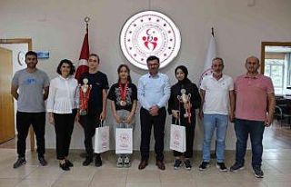 Başarılı okçular Yazıcı’yı ziyaret etti