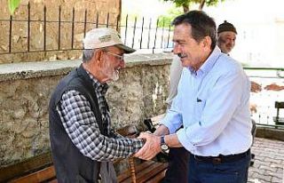 Başkan Ataç kırsal mahallelerde vatandaşlar ile...