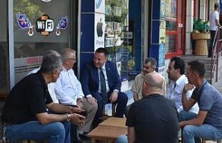 Başkan Beyoğlu 42 ayda ulaşmadığı esnaf bırakmadı