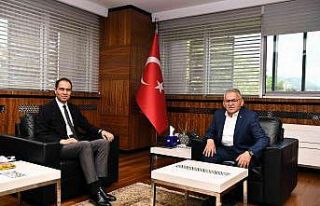 Başkan Büyükkılıç, İl Sağlık Müdürü Erşan’ı...