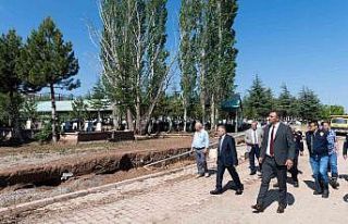 Başkan Büyükkılıç, sel bölgesi Çiftlik’te...