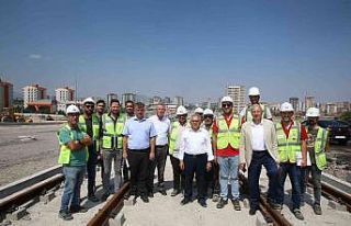 Başkan Büyükkılıç, Talas Raylı Sistem Hattı’nı...