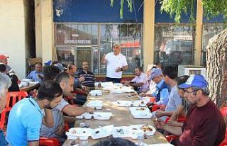 Başkan Çalışkan, sanayi esnafıyla bir araya geldi