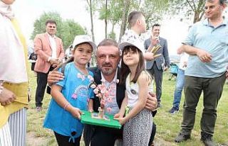 Başkan Ercan işitme engelli çocuklarla keyifli...