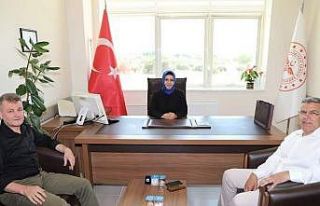 Başkan Güler, yeni başhekim ile görüştü