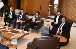 Başkan Palancıoğlu, Başkan Yalçın’ı ziyaret...