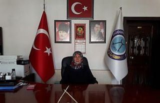 Başkanlık görevini yürüten ilk kadın olarak...