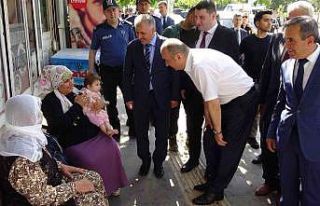 Batman Valisi Ekrem Canalp, Gercüş ilçesinde incelemelerde...