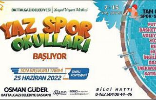 Battalgazi’de çocuklara özel yaz spor okulu
