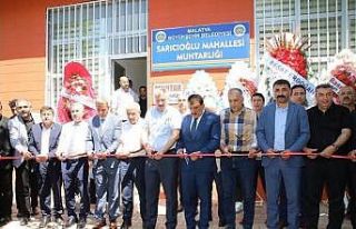 Battalgazi’de muhtar evi hizmete girdi