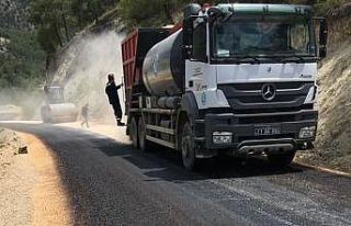 Bilecik’te asfalt kaplamayla bakım ve onarım çalışmaları