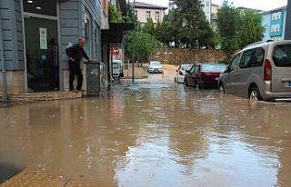 Bilecik’te sağanak yağış etkili oldu