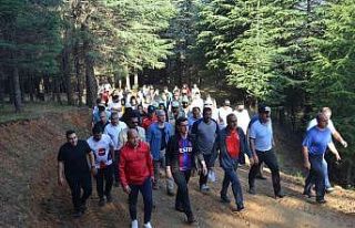 Bingöl’de 60 kişilik grup doğa yürüyüşü...