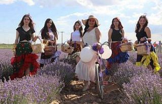 Böyle olur Tekirdağ’da lavanta günleri