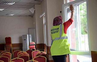 Bozüyük’te mahalle konaklarında temizlik