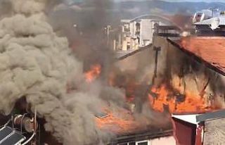 Burdur’da çatı katı yangını: 1 yaralı