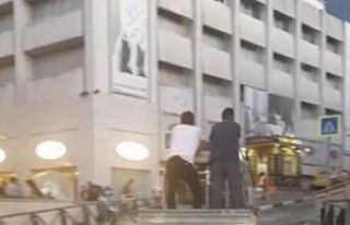 Bursa’da tehlikeli yolculuk kameralarda