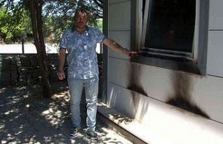 Büyükçekmece’de emlak ofisini kundaklamaya çalıştı