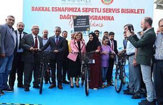 Büyükşehir’den bakkal esnafına 3 bin bisiklet