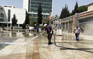 Büyükşehir’den toz taşınımına müdahale