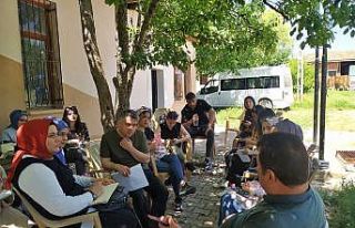 ÇAKÜ öğrencilerinin köyde sosyal yapı incelemesi