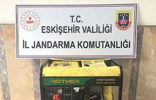Çaldığı jeneratörü internetten satmak isteyen...