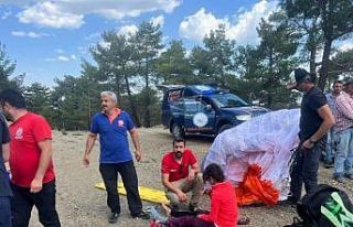 Çameli’den uçan paraşütçünün imdadına Burdur...
