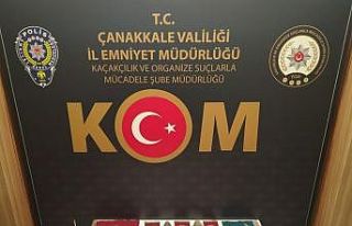 Çanakkale’de tarihi eser operasyonu