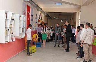 Çatak’ta ‘Geri Dönüşüm Koridor Kütüphanesi’...