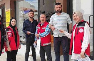 Çekerek’te erkekler ’kadına şiddete hayır’...