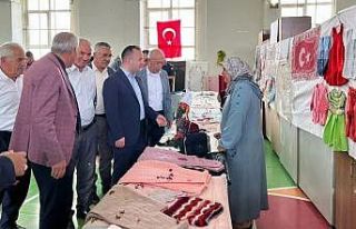 Çelikhan’da yılsonu sergisi yapıldı