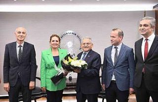 Çevre dostu başkana ’Çevre Haftası’ ziyareti