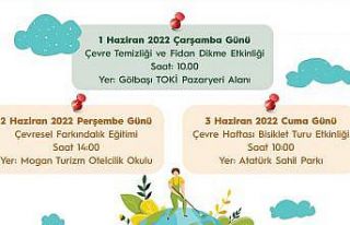 Çevre Haftası kutlamaları Gölbaşı’nda başlıyor