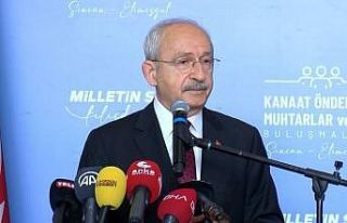 CHP lideri Kılıçdaroğlu: “Bizim iki kırmızı...