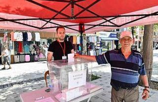 Çiğli’de sandıklar kuruldu, talepler alındı
